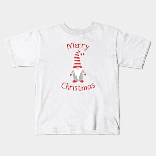 Gnome and  Merry Christmas Kids T-Shirt